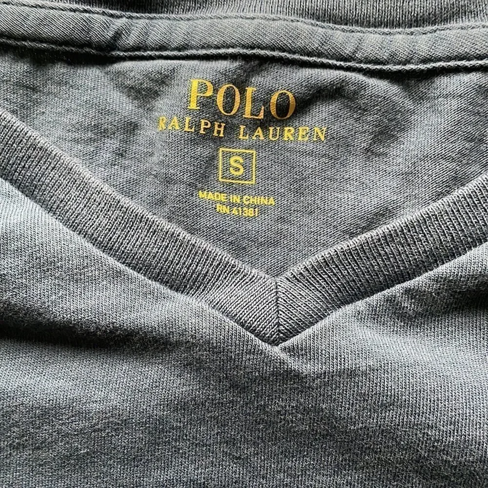 Polo Ralph Lauren t-shirt small grey red pony logo